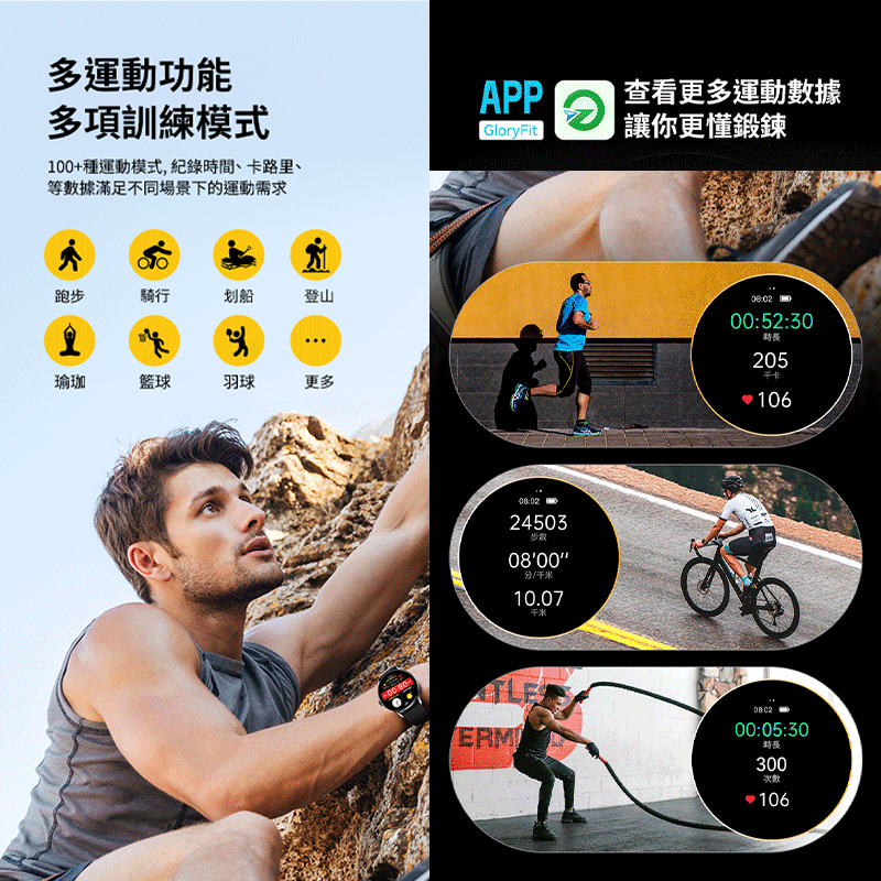 樂米 LARMI lite 5 青春版 智能健康手錶 樂米智能手錶 通話智能手錶 睡眠手錶 運動手錶 IP68 防水手錶-細節圖5