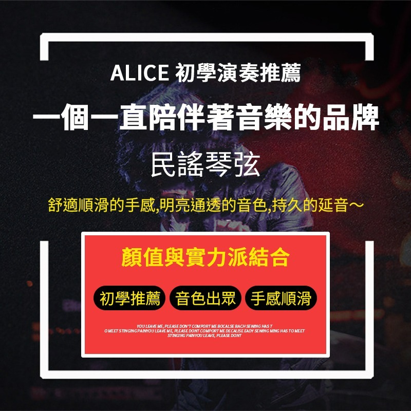 alice 愛麗絲 民謠吉他弦 A206 磷青銅 不鏽鋼絲 鋼弦 吉他弦 A206-SL 民謠弦 獨立包裝-細節圖2
