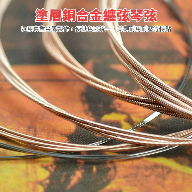 alice 愛麗絲 民謠吉他弦 A206 磷青銅 不鏽鋼絲 鋼弦 吉他弦 A206-SL 民謠弦 獨立包裝-細節圖6