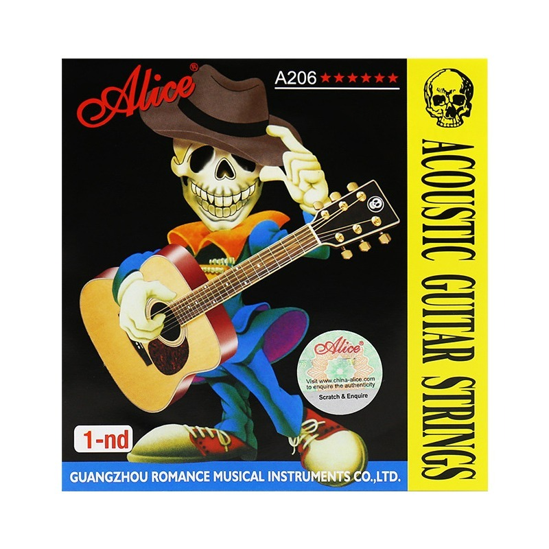 alice愛麗絲民謠吉他弦A206 1弦