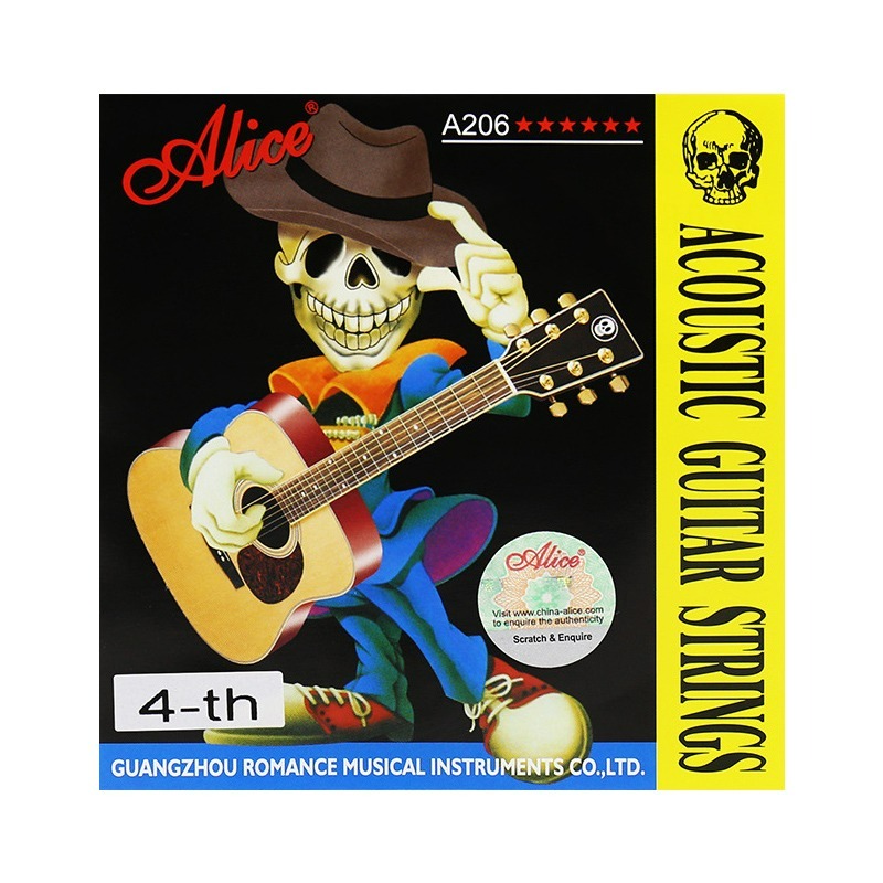 alice愛麗絲民謠吉他弦A206 4弦