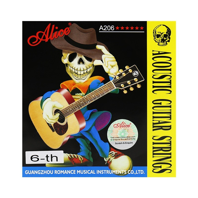 alice 愛麗絲 民謠吉他弦 A206 磷青銅 不鏽鋼絲 鋼弦 吉他弦 A206-SL 民謠弦 獨立包裝-規格圖10