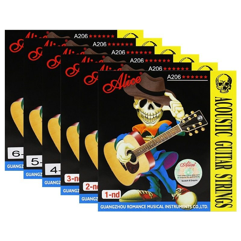 alice 愛麗絲 民謠吉他弦 A206 磷青銅 不鏽鋼絲 鋼弦 吉他弦 A206-SL 民謠弦 獨立包裝-規格圖10