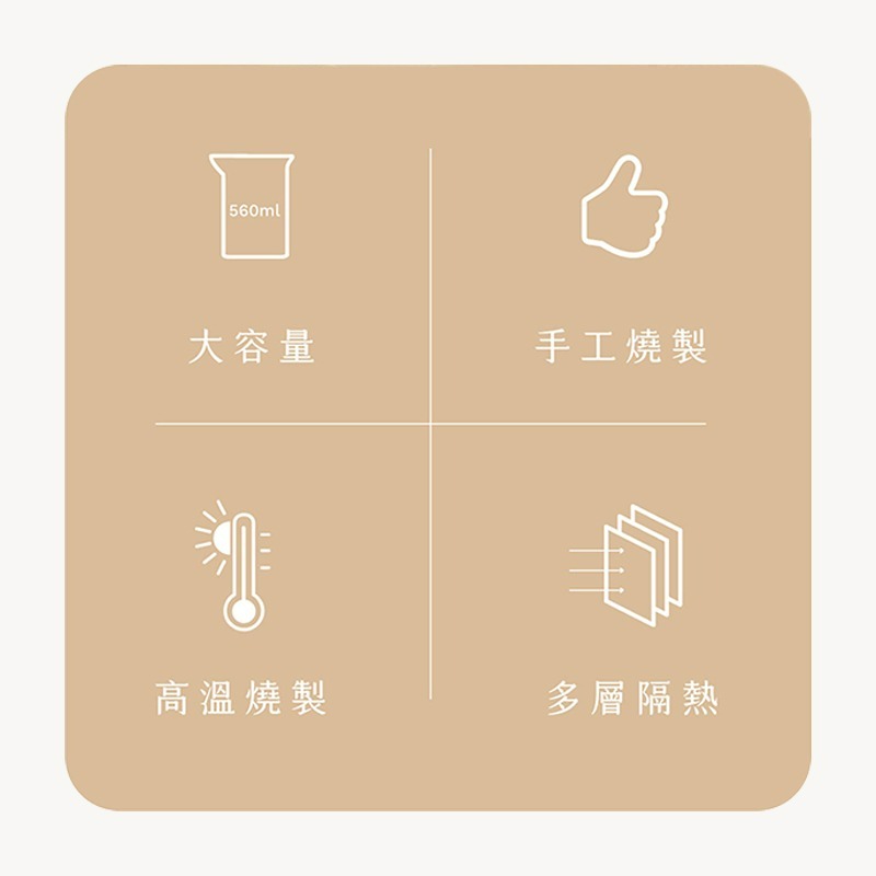 陶杯杯 goshop classic  陶瓷內膽 保溫杯 560ml SGS檢驗 隨行杯 咖啡杯 食品級PP 保溫瓶-細節圖4