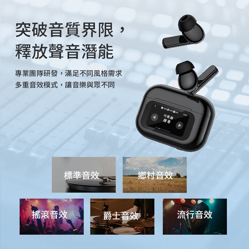 樂米 LARMI 觸控螢幕降噪耳機 LMA06 無線耳機 降噪 運動耳機 入耳式 真無線耳機  迷你藍芽耳機 觸控耳機-細節圖6