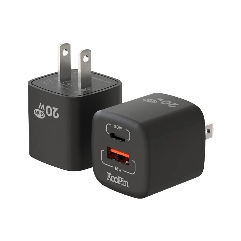 KooPin 氮化鎵 20W快速充電器 旅充 雙孔輸出 快充頭 PD快充 PPS快充技術 電源供應器-規格圖9