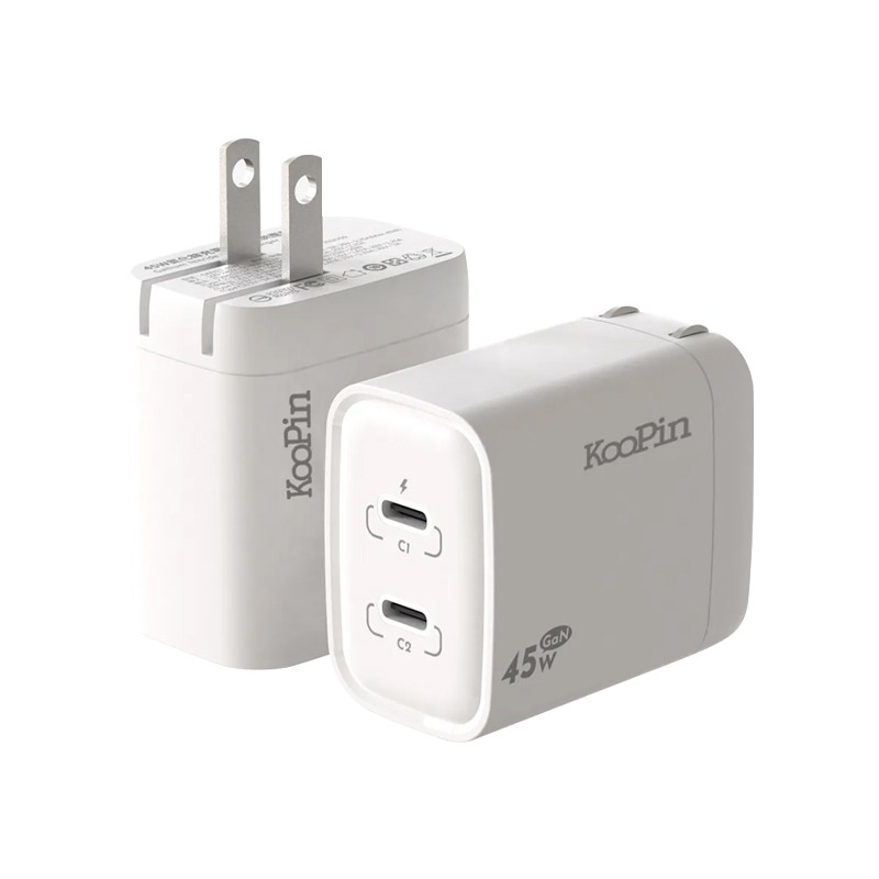 45W快速充電器 c to c 白色