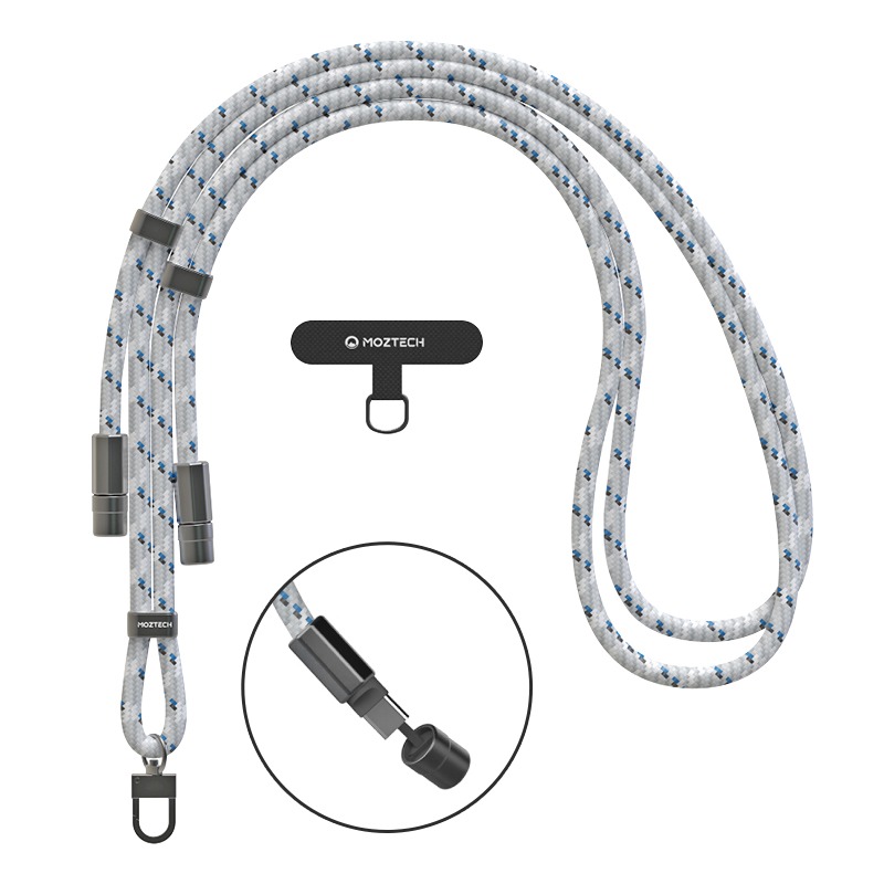 MOZTECH® 掛繩充電線 便攜充電線 掛繩式快充 防丟充電線可攜掛繩 高速充電 雙繩背帶 Type-C Light-規格圖10