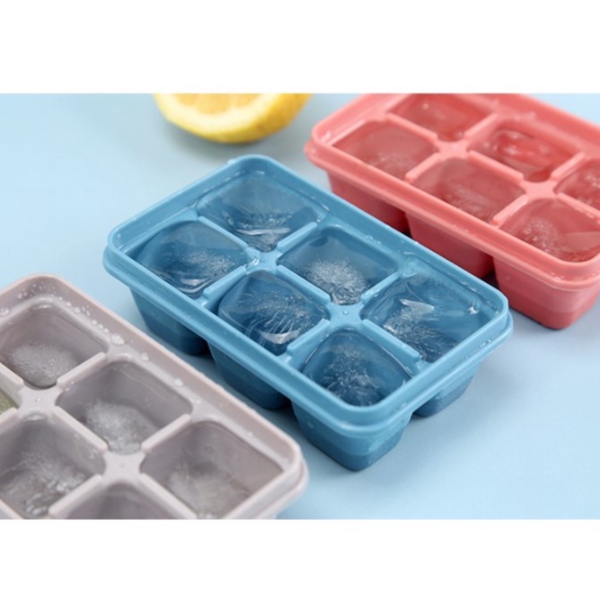 【⭐13元 生活館⭐】食品級矽膠 軟底帶蓋冰塊製作盒 製冰盒 食品級PP 冰塊盒子 冰塊製作容器 加蓋製冰盒 冷凍 冰角-細節圖8
