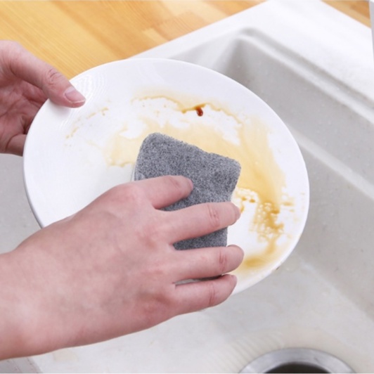 【⭐13元 生活館⭐】雙層洗碗刷 洗碗海綿 菜瓜布 洗碗刷 海綿刷 百潔布 去汙 洗碗 刷鍋 刷碗布 洗碗布 海綿菜瓜布-細節圖6