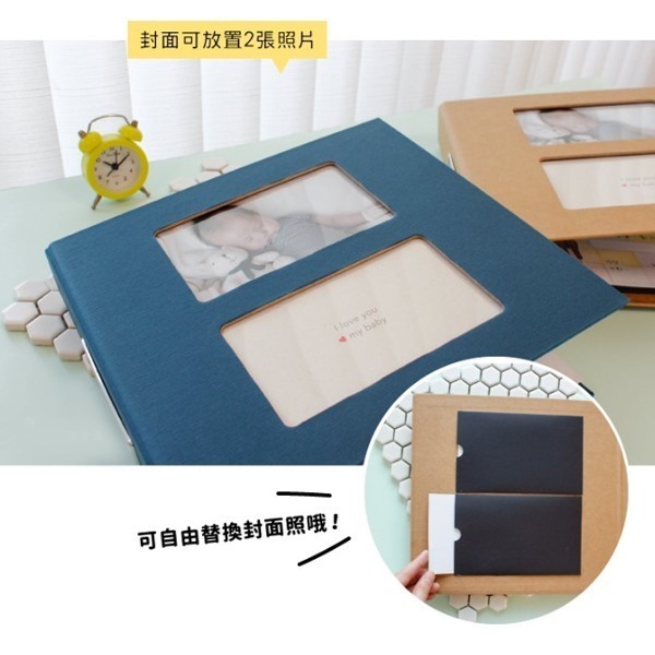 相本 寶寶相本 超音波 ( 雙框寶寶相本 ) 彌月禮物 相片收納 寶寶 SPA-233 恐龍先生賣好貨-細節圖5