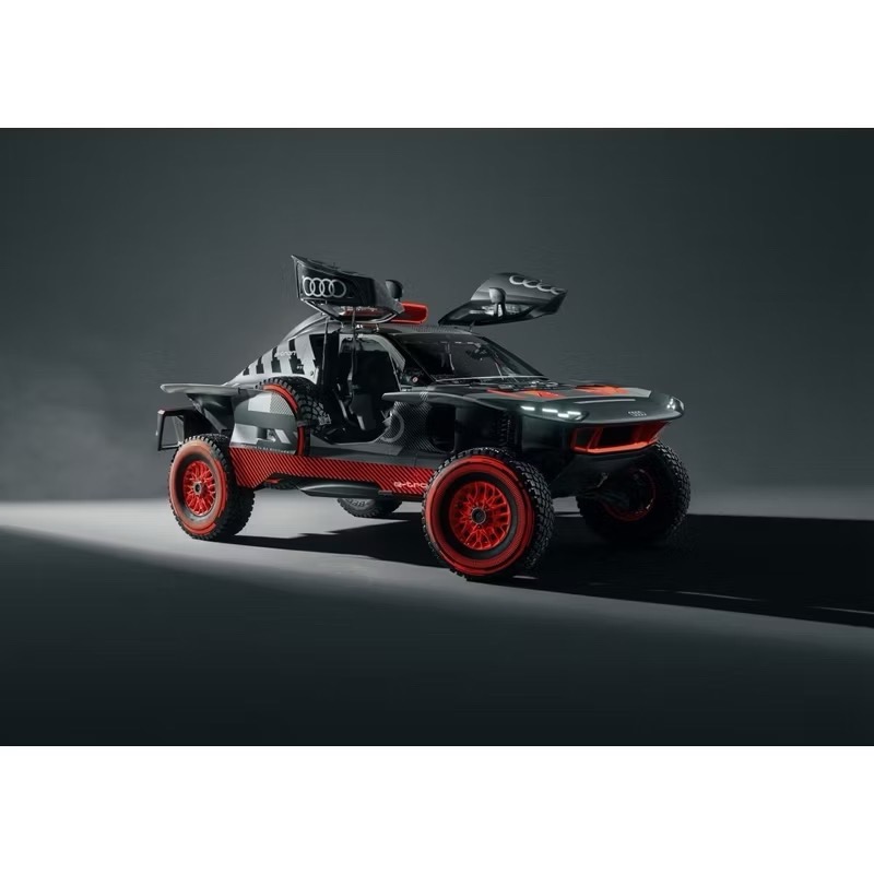 ￼【KENTIM玩具城】［門可開］1:14原裝奧迪AUDI RS Q e-tron E2剽悍越野車RASTAR遙控車-細節圖2