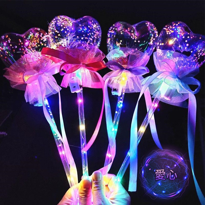 星空棒 發光棒 波波球魔法棒 夢幻閃光棒 波波球 星空發光棒 夜光棒 波波球 仙女棒 閃光魔法棒 發光魔法棒 星空魔法棒-細節圖9