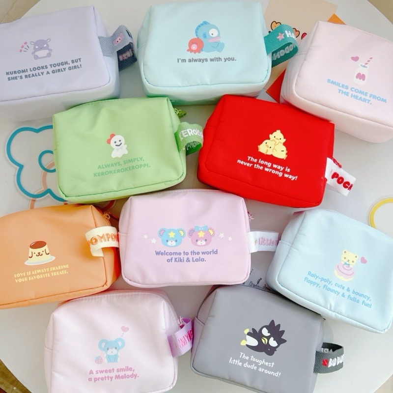 現貨🔥三麗鷗 防潑水 化妝包 收納包 酷洛米 大耳狗-細節圖2