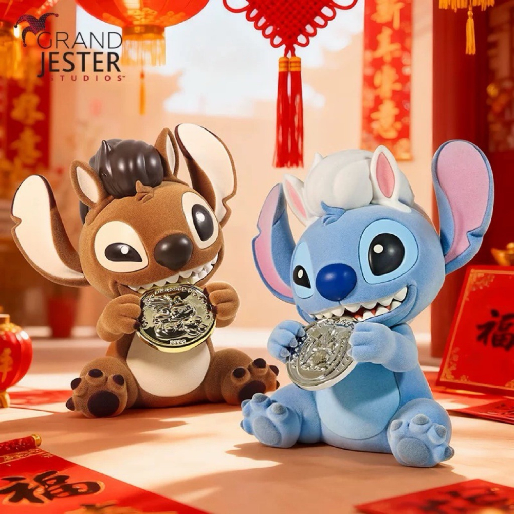現貨🔥史迪奇 Stitch 公仔 2026 馬年限定 植絨娃娃 Disney正版 可愛療癒(實拍)-細節圖7