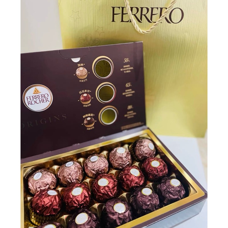 熱銷現貨🔥金莎巧克力 三重奏 榛果可可 15入 進口零食 禮盒-細節圖2