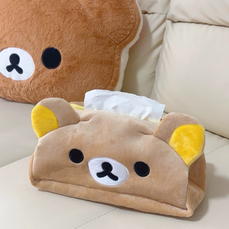 現貨🔥Rilakkum 拉拉熊 衛生紙盒 收納盒（實拍）-細節圖3