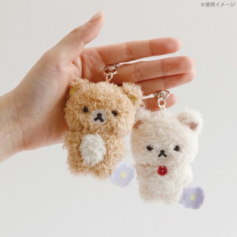 Rilakkuma 拉拉熊 花朵絨毛 娃娃吊飾 現貨🔥-細節圖3