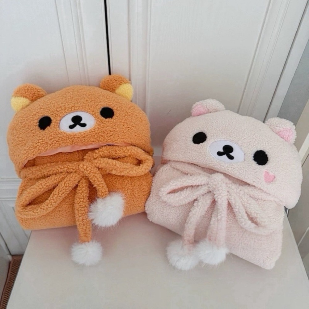 現貨🔥Rilakkuma 拉拉熊 法蘭絨 居家 毛毯 蓋毯 毯子-細節圖4