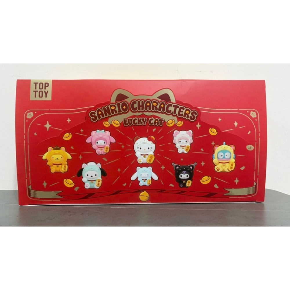 現貨🔥<可挑款>TOPTOY 三麗鷗 2026 招財貓 盲盒 吊飾 公仔 酷洛米 美樂蒂 大耳狗 漢頓 Kitty-細節圖8