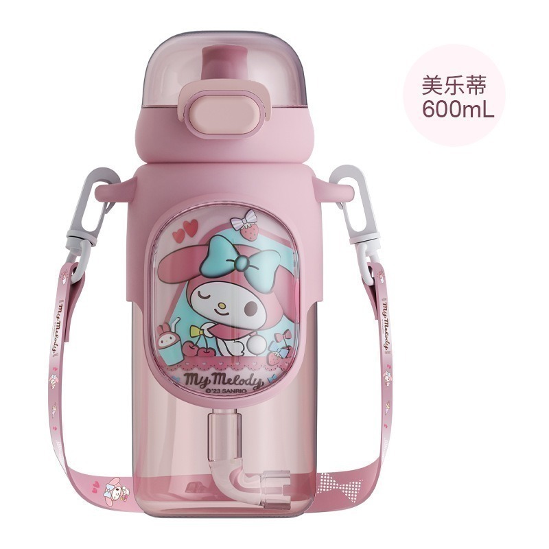 讓小孩愛上喝水【50款正版精品兒童水壺】直飲水壼吸管水壼兩用 蠟筆小新 汪汪隊 奧特曼水壼 庫洛米水壼-規格圖1