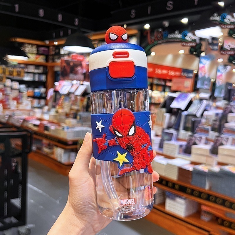 讓小孩愛上喝水【50款正版精品兒童水壺】直飲水壼吸管水壼兩用 蠟筆小新 汪汪隊 奧特曼水壼 庫洛米水壼-規格圖1