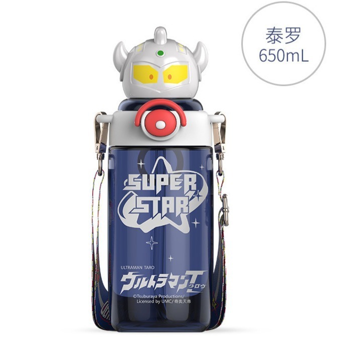 新精品公仔蓋吸管杯【泰羅】+背帶