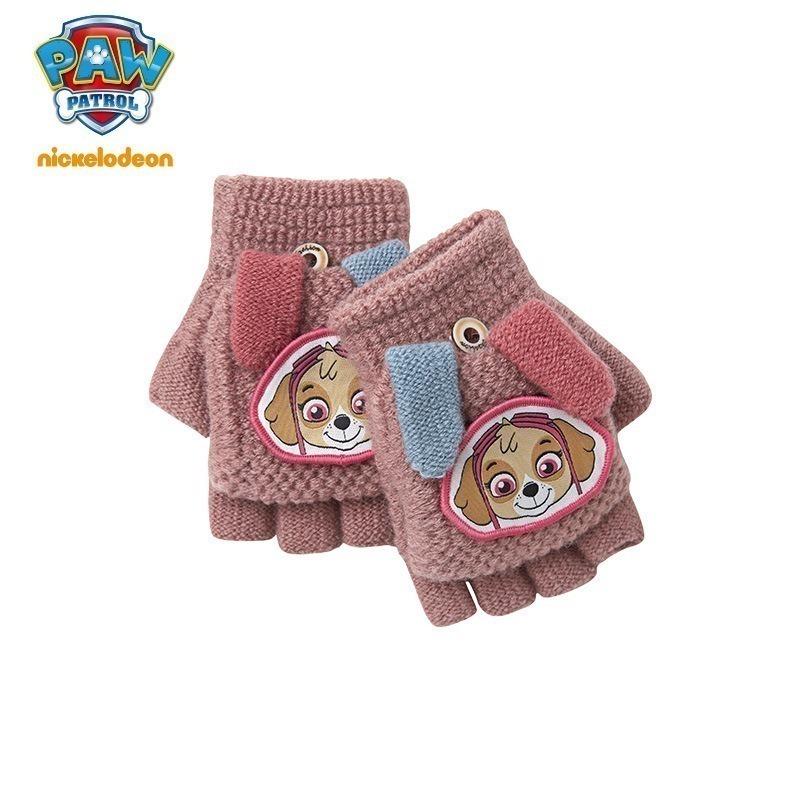 【正版汪汪隊手套/半指手套】防寒保暖 觸控手套 兒童手套 兒童保暖用品 小孩手套-規格圖6