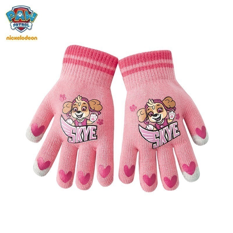 【正版汪汪隊手套/半指手套】防寒保暖 觸控手套 兒童手套 兒童保暖用品 小孩手套-規格圖6