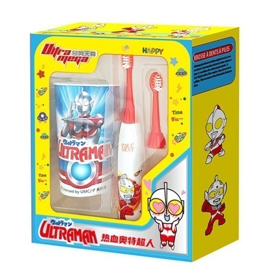 【正版授權奧特曼兒童牙刷/兒童電動牙刷】3-12歲 讓小孩愛上刷牙 超人力霸王 兒童電動牙刷禮盒-規格圖6
