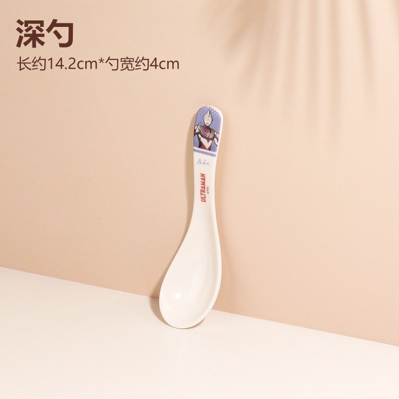 正版授權奧特曼【兒童餐具】食品級材質 寶貝安心使用 賽羅 超人力霸王 兒童湯匙 兒童碗 耐熱兒童餐盤-細節圖8