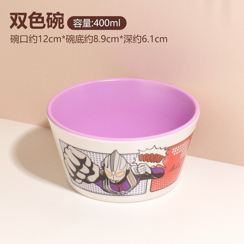 正版授權【奧特曼兒童餐具】耐髒好清洗 食品級材質 寶貝安心使用 賽羅 超人力霸王 兒童湯匙 兒童碗 耐熱兒童餐盤-規格圖7