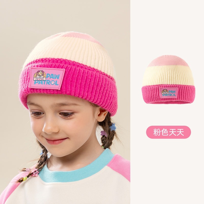 【正版汪汪隊保暖毛帽】 手套圍巾帽子 兒童保暖帽  兒童帽 小孩帽 阿奇帽-規格圖8