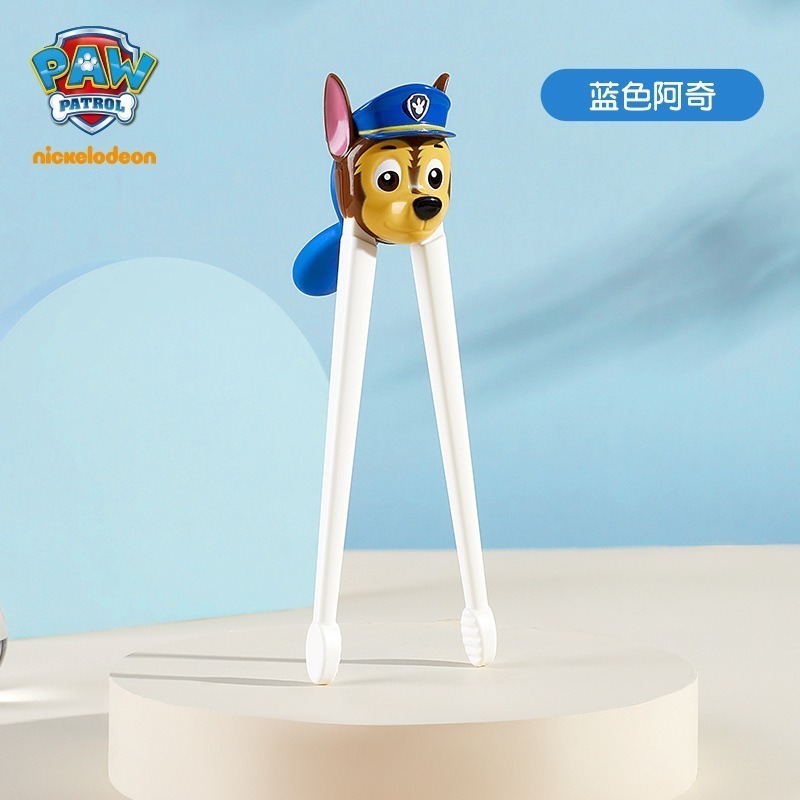 【卡通兒童學習筷 /湯叉〕】全正版汪汪隊阿奇 天天 POLI 奧特曼 泰羅 虎口學習筷 迪士尼公主 兒童餐具湯匙-規格圖7