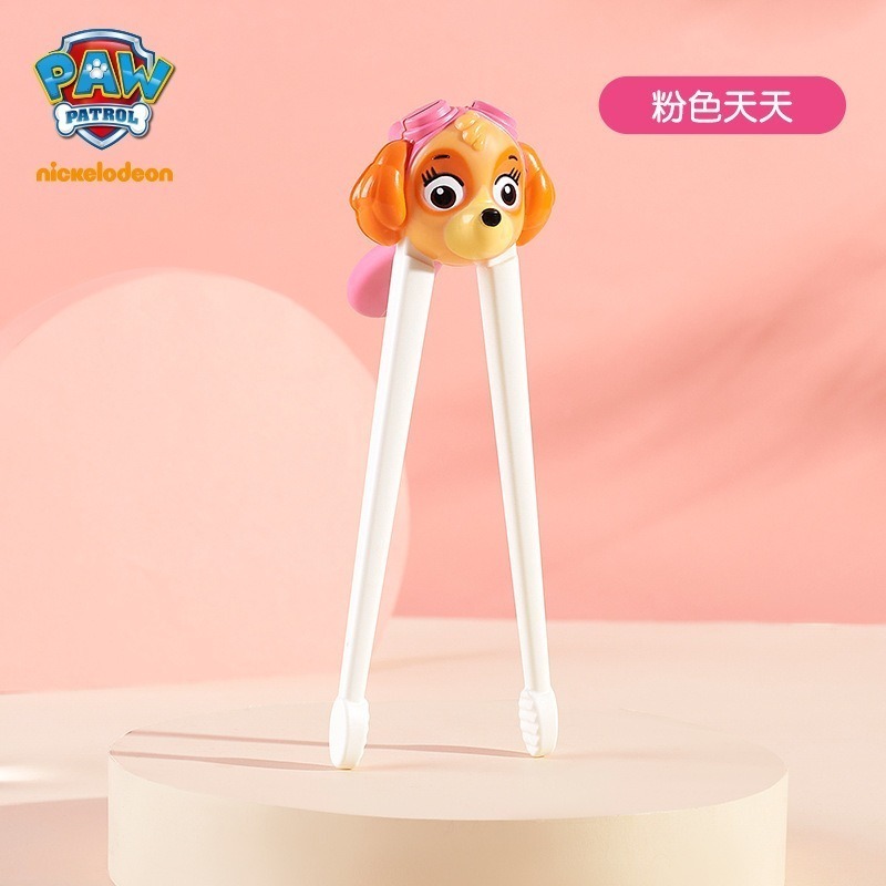 【卡通兒童學習筷 /湯叉〕】全正版汪汪隊阿奇 天天 POLI 奧特曼 泰羅 虎口學習筷 迪士尼公主 兒童餐具湯匙-規格圖7