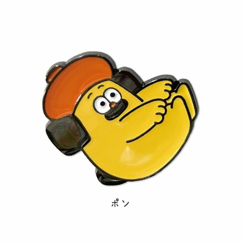 ⎪厭物日.studio⎪日本 插畫家 OHIGEnoPON 胡子碰碰質感徽章-細節圖5