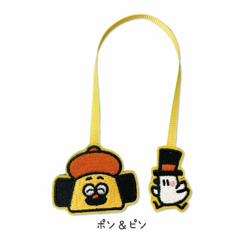 ⎪厭物日.studio⎪日本 插畫家 OHIGEnoPON 胡子碰碰 刺繡書籤-細節圖4