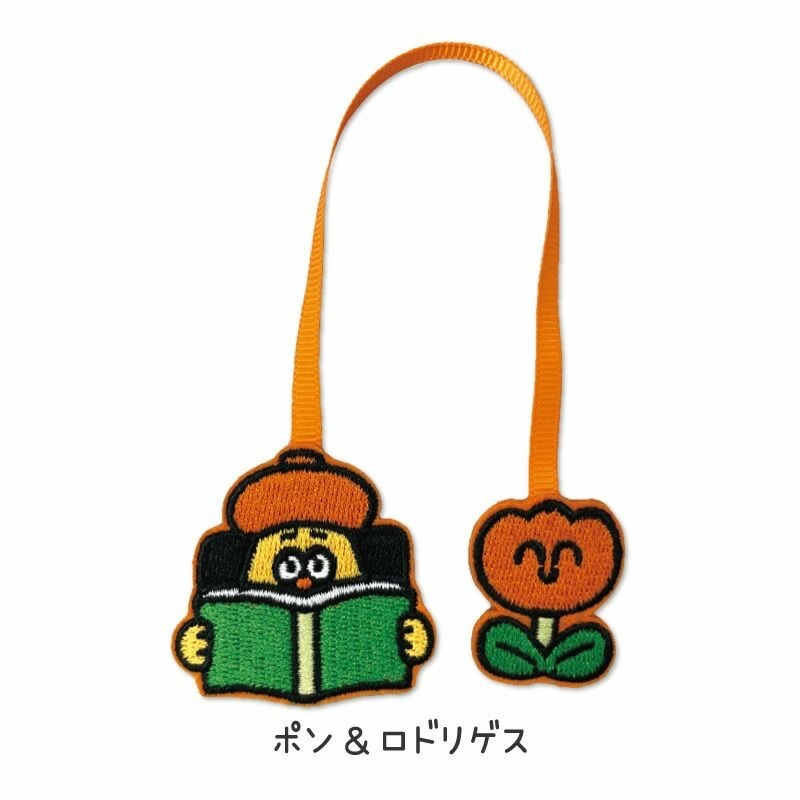 ⎪厭物日.studio⎪日本 插畫家 OHIGEnoPON 胡子碰碰 刺繡書籤-規格圖5