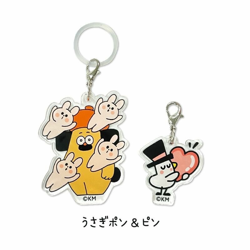 ⎪厭物日.studio⎪日本 插畫家 OHIGEnoPON 胡子碰碰 壓克力吊飾-細節圖3