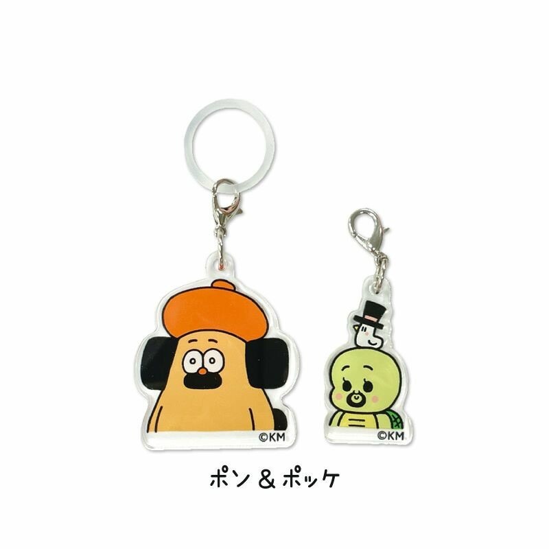 ⎪厭物日.studio⎪日本 插畫家 OHIGEnoPON 胡子碰碰 壓克力吊飾-細節圖5