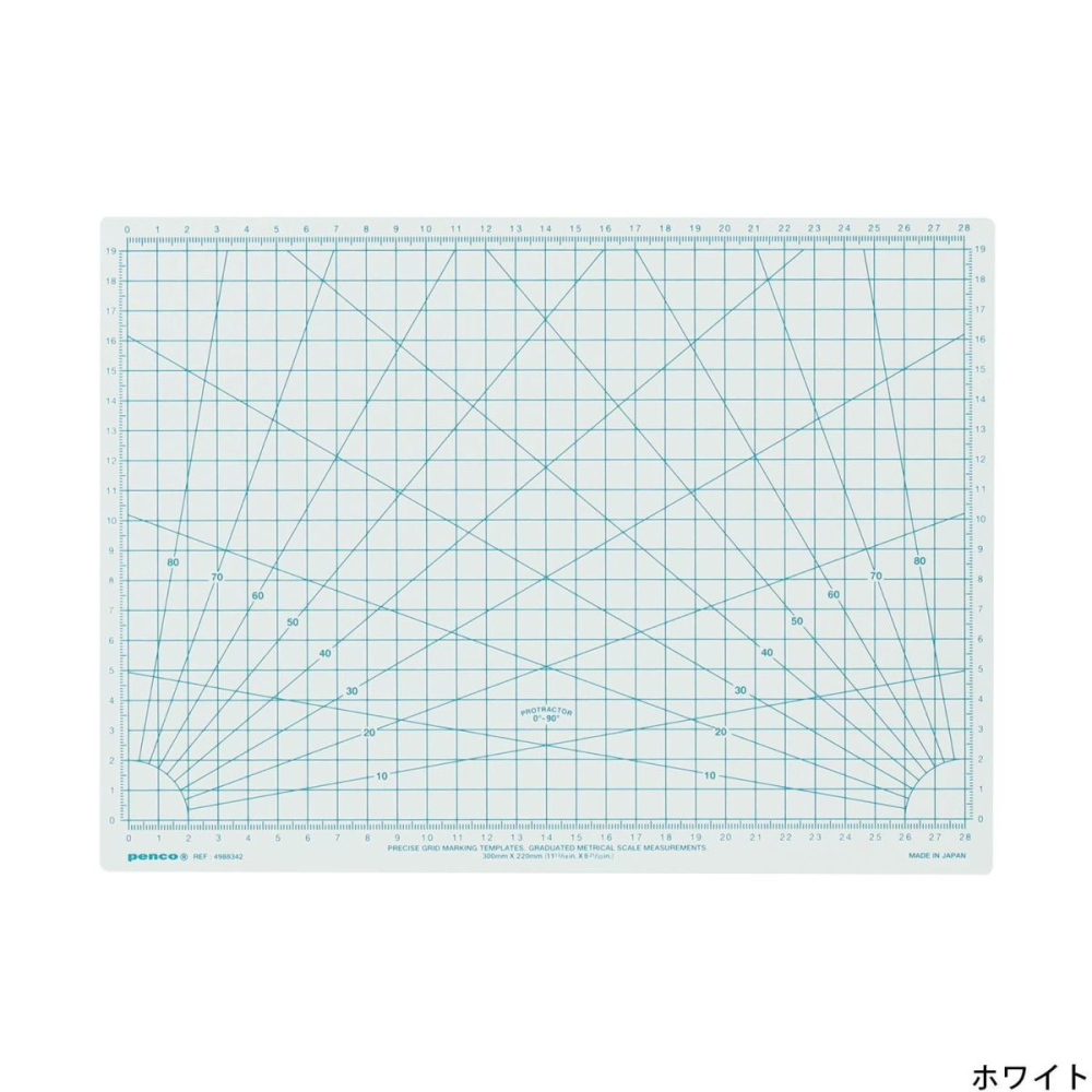 ⎪厭物日.studio⎪日本HIGHTIDE＿PencoA4切割墊_白色-細節圖2