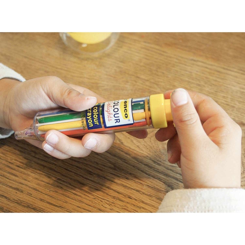 ⎪厭物日.studio⎪日本 Hightide penco 8色轉盤式旋轉蠟筆-細節圖6