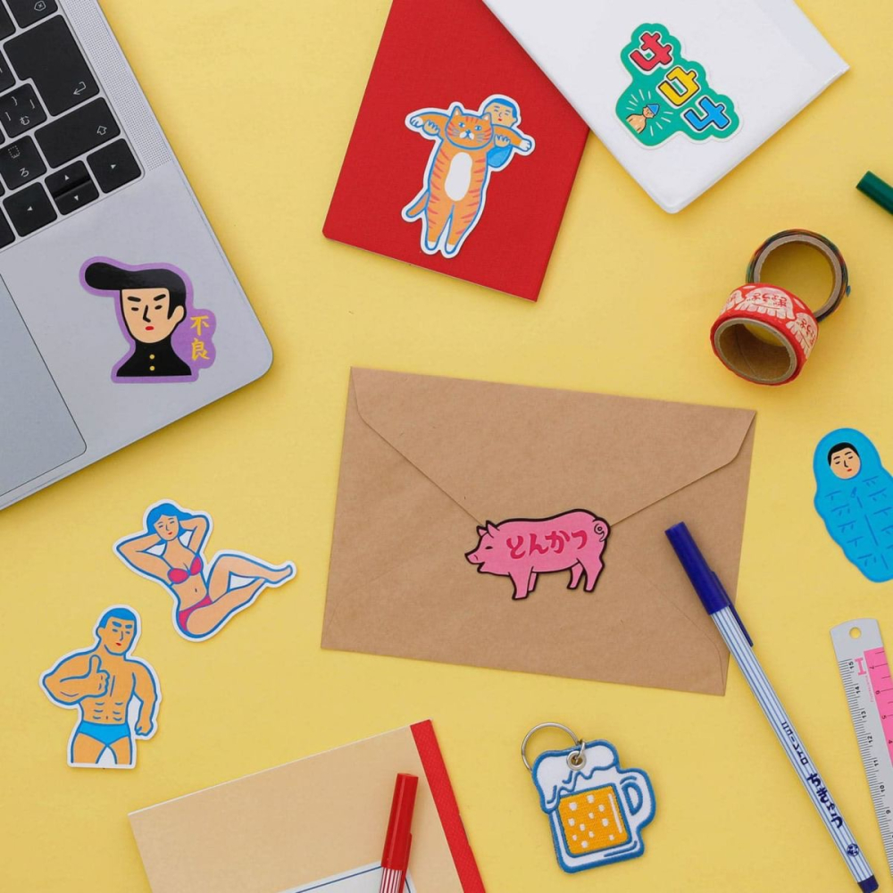 ⎪厭物日⎪日本HIGHTIDE New Retro 造型貼紙-細節圖10