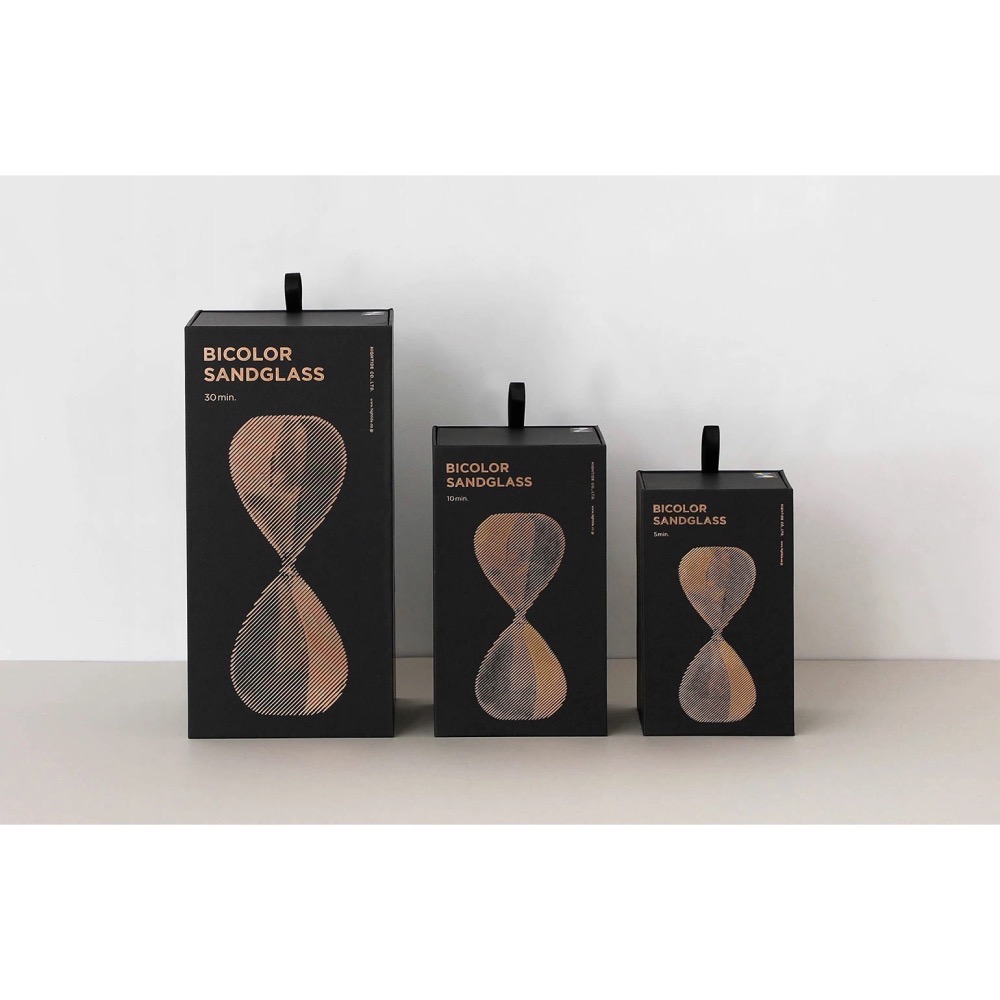 ⎪厭物日⎪日本Hightide 雙色玻璃砂時計沙漏 S 5分鐘-細節圖6