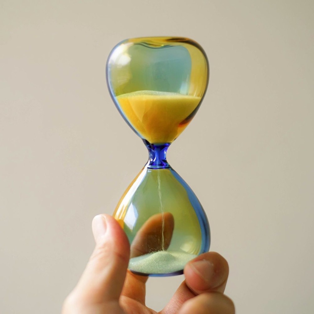 ⎪厭物日⎪日本Hightide 雙色玻璃砂時計沙漏 S 5分鐘-細節圖9