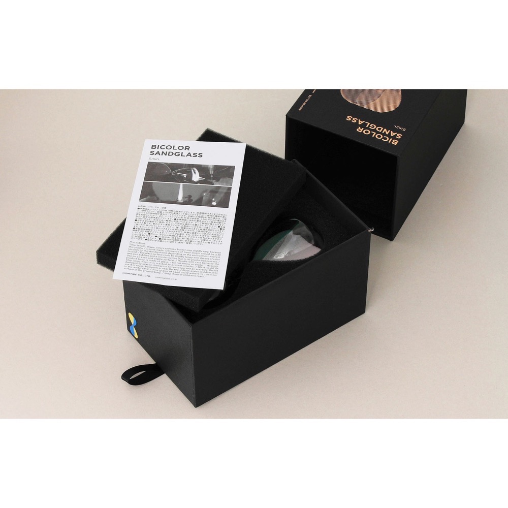 ⎪厭物日⎪日本Hightide 雙色玻璃砂時計沙漏 S 5分鐘-細節圖7