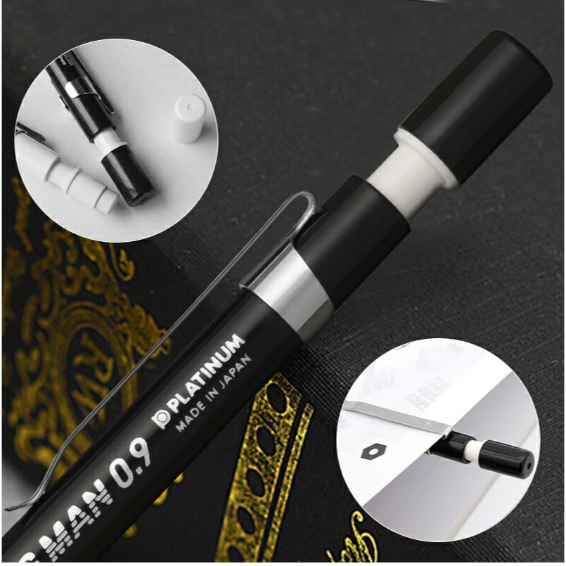 ⎪厭物日⎪日本Platinum PRESSMAN-記者自動鉛筆 0.9mm 速寫筆記專用-細節圖6