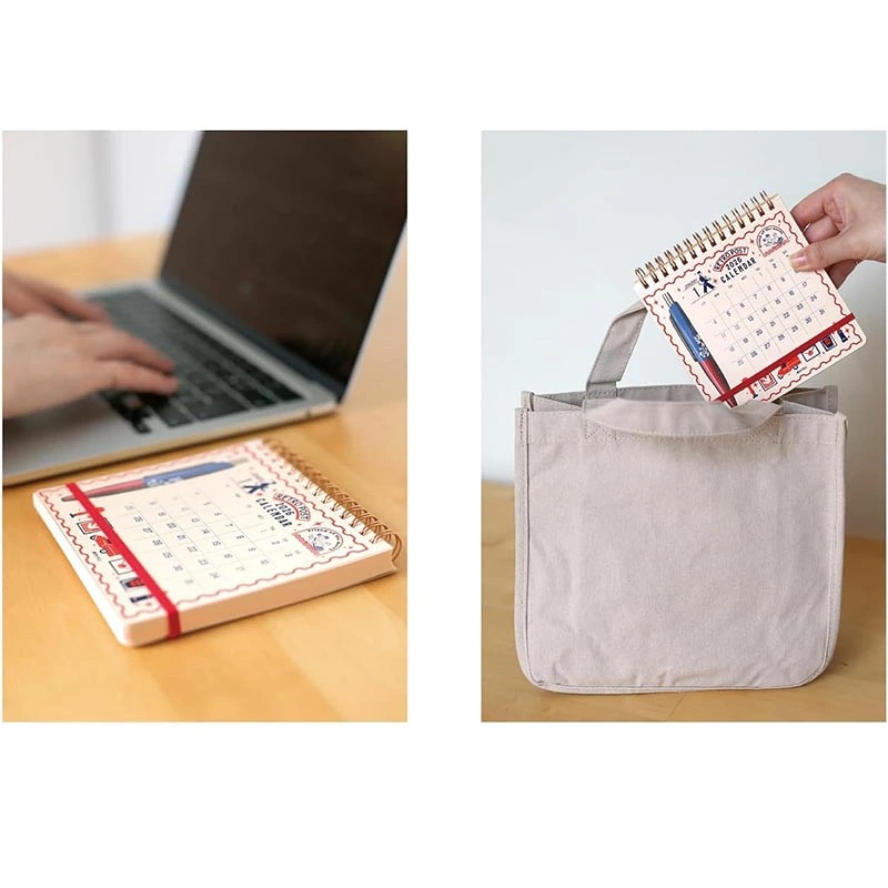 ⎪厭物日.studio⎪日本插畫家＿小尾洋平ob1toy＿2026年月曆＿塗鴉線圈月曆本＿贈送Anterique筆一支-細節圖4