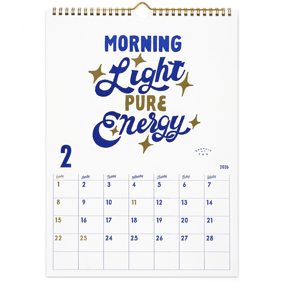 ⎪厭物日.studio⎪日本GREETING LIFE插畫家_2026年掛曆＿MORNING LIGHT-細節圖3
