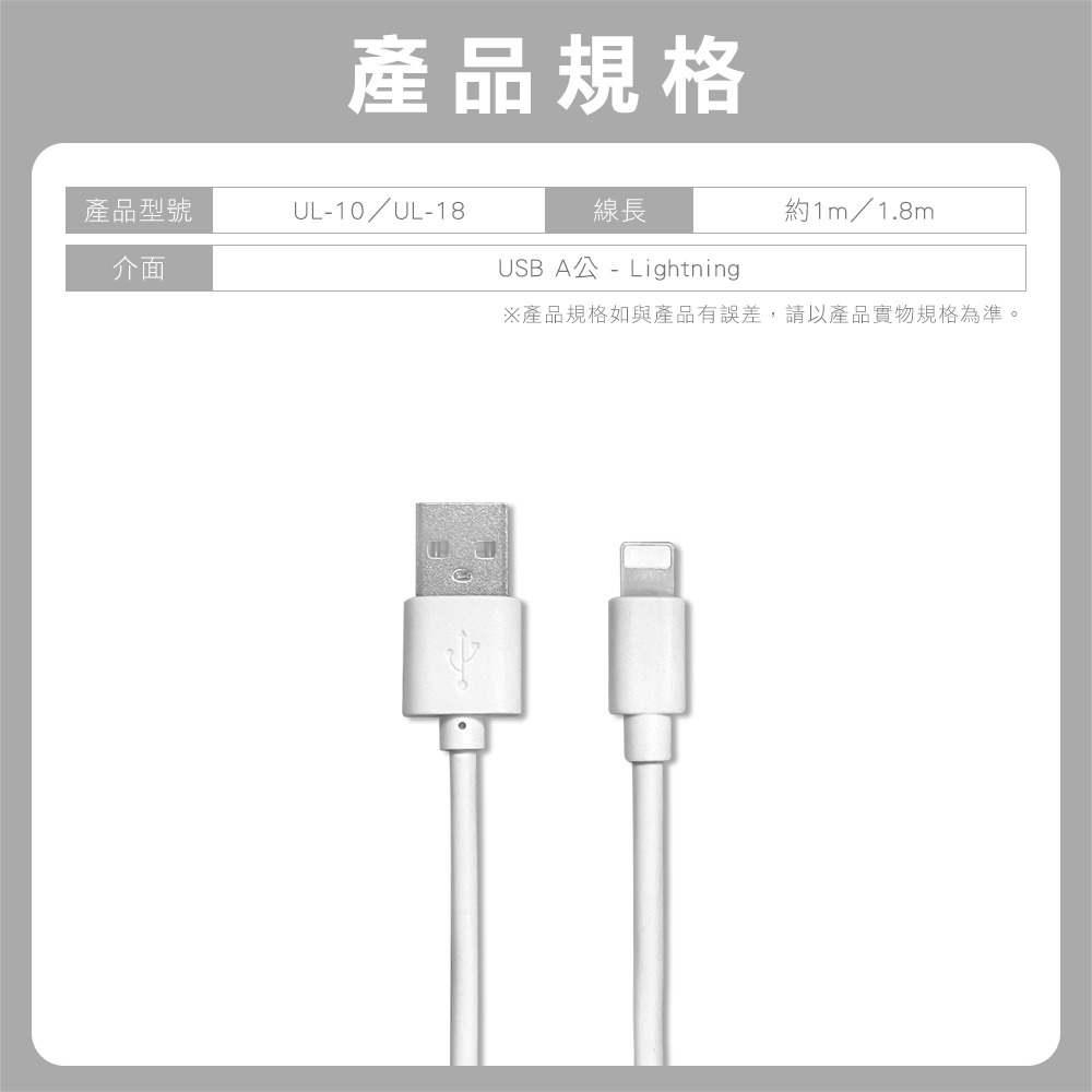 CX 傳輸充電線1米1.8米 lightning 快速充電-細節圖5